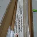 LazBlinds No Drill 1" Vinyl Mini Blinds, 30 1/2" W x 64" H, Desert Sand