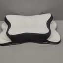 Osteo Sustained Cervical Health Neck Pillow, Contour Zoned Design Ergonomic Pillow for Pain Relief, No-Temperature Affected Memory Foam Pillows, Cooling Pillow Support Side, Back, Stomach Sleeper (Dark Gray)