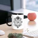Because I'm the DM, That's Why - Funny Tabletop Mug for Game Masters (11 oz Black Handle)