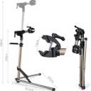 CXWXC Bike Repair Stand -Shop Home Bicycle Mechanic Maintenance Rack- Bike Workstands for Mountain Bike and Road Bike (C:Champagne Blue)