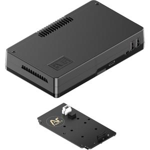 Argon ONE V5 M.2 Case | Raspberry Pi 5 Aluminum Case with M.2 Single NVME PCIE Slot | Passive and Active Cooling | Dual Full HDMI Port | Key-M M.2 2230/2242/2260/2280 NVME Support