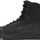 Under Armour Men's Charged Valsetz Military and Tactical Boot (12, (001) Black/Black/Jet Gray)