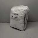 SAPHREAS 3 Inch Memory Foam Mattress Topper Queen Size, Extra Soft Pillow Top Mattress Pad with Breathable Air Mesh Sides, Back Pain Relief, Fluffy Shredded Foam Filled (Strap)