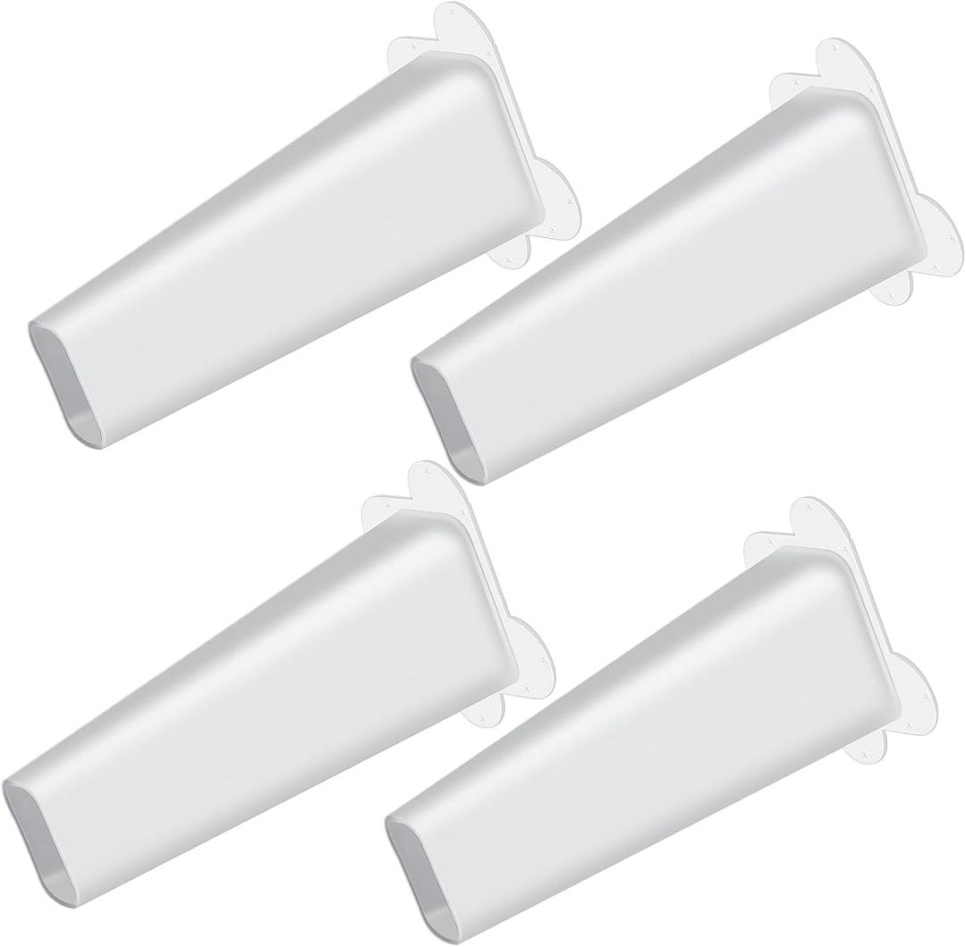 Thyle 4 Pcs Bat Exclusion Reusable Tool Bat Removal Device One Way Exclusion Trap Supplies Remove Plastic Cone for House Outdoor Control Removal