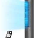 PELONIS 30-Inch Oscillating Tower Fan for Bedroom 3 Speed, 37dB Quiet Tower Fan with Remote Control and 7-Hour Timer ETL Certified, Grey