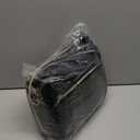 PIIOSER Breastmilk Cooler Bag with Ice Pack, Fits 6 Baby Bottles Up to 9 Ounce, Insulated Bottle Travel Bags with Shoulder Strap-Wearable Breast Pump Carrying Case for Nursing & Working Moms (Black)