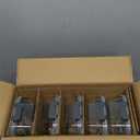 KOMUEE 30 oz 5 Pack Glass Meal Prep Containers, Glass Storage Containers with Lids - Dishwahser, Microwave, Oven and Freezer Safe (Gray)