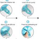 Pearlescent Blue Number 9 Balloon 40 Inch, 9 Balloon Number, 9th Birthday Decorations, Pearlescent Blue Party Supplies for Boys Girls