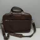 Augus Vintage Leather Briefcase for Men 15.6 Inch Laptop Computer Bag Retro Messenger Crossbody Shoulder Bag | Vintage Leather
