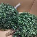 Griine 2 Pack Artificial Boxwood Topiary Ball Trees for Outdoors, 27" Faux Boxwood Topiary Bush with Metal Ground Spike UV Resistant Realistic Evergreen for Front Porch, Garden, Yard & Balcony Decor