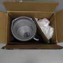 Instant Pot Milk Frother, 4-in-1 Electric Milk Steamer, 10oz/295ml Automatic Hot and Cold Foam Maker and Milk Warmer for Latte, Cappuccinos, Macchiato, From the Makers of Instant 500W, Black