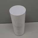 iDesign Freestanding Bathroom Toilet Paper Storage Holder with Lid for 3 Extra Rolls, White (Pack of 1)