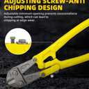 DOWELL14" Bolt Cutter, Small Mini Bolt Cutter for Wire with Soft Rubber Grip, Chrome Molybdenum Steel Blade (14")