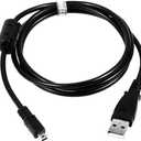 MaxLLTo USB Data + Battery Power Charging Cable Cord Lead For Nikon Coolpix S6500 S 6500