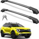 Wonderdriver 300lb Roof Rack Cross Bars Compatible with 2023-2026 Kia Sportage X-Line AWD/X-Pro/X-Pro Prestige with Raised Rail, (Not for SX &EX &LX with Flushed Rail and Panoramic Sunroof) Lockable