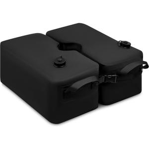 Rhino BaseMate Detachable Square Umbrella Base Weight Water Bag, Black | 30L, 70Lb Water-Filled Bag for Umbrella Stand Cantilever Base