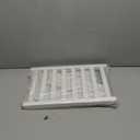 Smiry Shoe Rack, 2 Tier Small Bamboo Shoe Organizer, Stackable Free Standing Wooden Shoe Storage Shelf for Closet, Entryway, Front Door Entrance, White