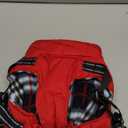 Geyecete Winter Warm Coat Waterproof Dog Winter Jacket with Harness Traction Belt,Pet Outdoor Jacket Dog Autumn and Winter Clothes-Red-L