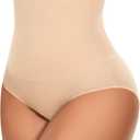 Werena Tummy Control Shapewear Underwear for Women High Waist Body Shaper Panties Shaping Girdle Panty Briefs (S)