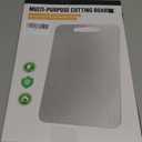 Titanium Cutting Board for Kitchen - 100% Pure Titanium Cutting Boards Non Toxic - 2025 New Upgrade Double Sided Metal Chopping Boards for Meat, Vegetables, Fruits, Dishwasher Safe (12" x 9", 1-Pack)