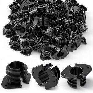 50 Pcs 3/4 Inch Thru Stud Isolation Clamp Durable Pipe Supports for Pex, Copper, Wood, Cpvc Pipe Applications Sturdy Plastic Clamp for Long-lasting Reliability
