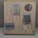 Kids Wooden Easel with Paper Roll, Adjustable Magnetic Double Sided Drawing Board Whiteboard & Chalkboard Dry Easel Board, Children Art Easel for 3-12 Years Kids Boys Girls Painting Drawing (Blue)