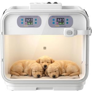 Puppy Incubator, Intelligent Constant Temperature Pet Brooder, Kitten Incubator for Newborn Puppies, Kittens, Small Mammals & Birds