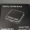 Coffee Scale with Auto Timing, Mini Rechargeable Espresso Scale with Timer, 2kg/0.1g High Precision Scale for Espresso and Pour-Over Coffee with Brewing Assist Modes