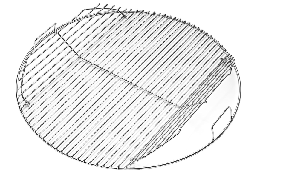 22 Inch Cooking Grate Hinged for Weber Charcoal Grill,7436 Round Grate