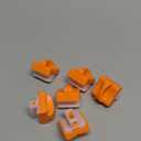 Honoson 6 Pieces Paper Cutter Replacement Blades Paper Trimmer Blades Refill Craft Cutting Replacement Blades for A4 Cutter(Orange)