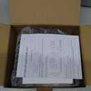 HARDHAWK Door Handle with Lock, Privacy, 10 Pack, Matte Black