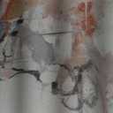 YJYart Living Room Decor Pink Canvas Wall Art 24"x 48"Abstract Wall Art White Canvas Picture Bedroom Decor Framed Artwork Large Paintings for Home Decor