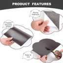 Adhesive Magnetic Sheets, Magnetic Sheets with Adhesive Backing, 8" x 10", 10 Pack Flexible Magnet Sheets with Adhesive - Sticky Magnets with Adhesive Backing for Photo and Picture Magnets