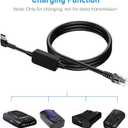 2 x PD3.0 Radar Detector Cable, with Type-C to RJ11 Plug ,Replacement Radar Detectors Power Cable,for Escort Passport 9500i MAX360 Uniden R1 R3 DFR8 DFR9 Radenso XP Beltronics STI Radar Detector and more