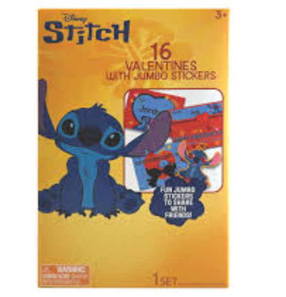 Exchange Cards Jumbo Stickers Stitch 2 Pack