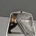 Yangbaga Dust Pans with Long Handle - 35Heavy Duty Metal Upright Stand Up Dustpan - Long Handled Stand Up Dustpans - Best Dustpans for Home/Lobby/Shop/Garage/Yard