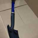 WIKER Kids Shovel,Small Shovels for Digging,Beach Shovels for Kids Heavy Duty,28 Inches,Short Shovel,Metal+Fiberglass,Blue