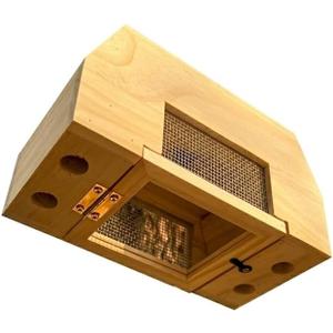 Carpenter Bee Trap for Outside, Leaning Tower Nature Hanging Wood Boring Bee Trap for Outdoor Insect Trap (1 PCS)