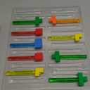 Building Blocks Party Favors,9Pcs Building Blocks Bubble Wands for Kids,Cute Bubble Wand for Birthday Party Supplies,Classroom Prizes Pinata Goodie Bag Stuffers Gifts