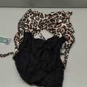 Eomenie Women's One Piece Swimsuits Tummy Control Cutout High Waisted Bathing Suit Wrap Tie Back 1 Piece Swimsuit (Large, Leopard)