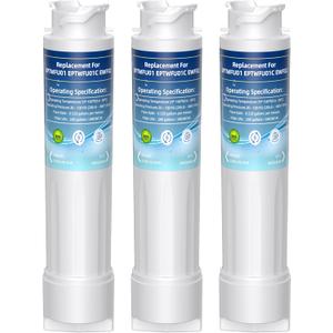 Water Filter Replacement for EPTWFU01,Water Filter Compatible with Frigi-daire EPTWFU01, EWF02, Pure Source Ultra II,Pack of 3