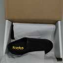 Leather Sole Jazz Shoes Slip-on Dance for Girls Boys (Black)Size 10.5 Little Kid