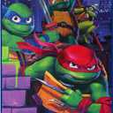 Northwest Teenage Mutant Ninja Turtles Micro Raschel Throw Blanket, 46" x 60", Mayhem Rules