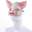 NewL Halloween 3D Animal Half Face Mask Masquerade Party Cosplay Costume for Women and Men