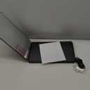 JUSRON 360 Viewing Angle Self Hair Cutting Mirror, Clear Anti-Fog HD Glass, USB Rechargeable, Easy to Use, Height Adjustable, Portable, Good Choice for Gifts (Black With Led)