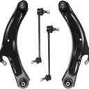 Front Left Right Lower Control Arm Ball Joint Stabilizer Sway Bar Link Assembly Replacement for Nissan Rogue 2008-2013 Rogue Select 2014-2015 Suspension Kit MS30194 K750094
