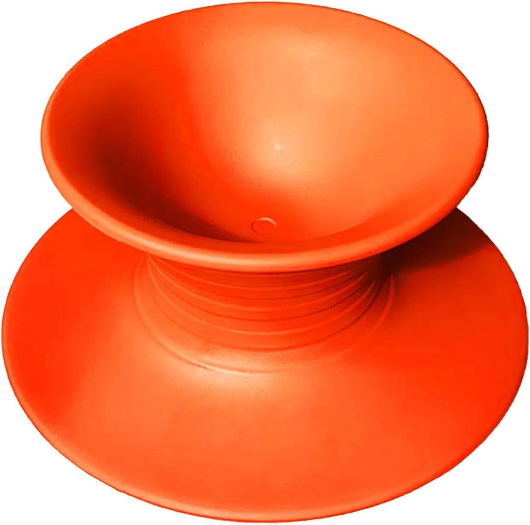 360 Rotating Gyro Spun Seat  Ergonomic Spinning Swivel Design for Kids, Durable, Modern Indoor/Outdoor Fun (Red)