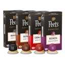 Peet's Coffee, Dark and Medium Roast Espresso Capsules Variety Pack, Compatible with Nespresso Original Machine, 100% Arabica Coffee - Intensity 8-11, 40 Count (4 Boxes of 10 Espresso Capsules) (EXP 08/11/26)
