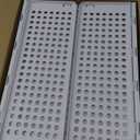 SNSLXH 5 Pack Stackable Closet Storage Basket, Multifunctional & Foldable Closet Organizer for Bathroom Kitchen Laundry Room Wardrobe Storage, Space-Saving Clothes Storage Drawer Organizer, White