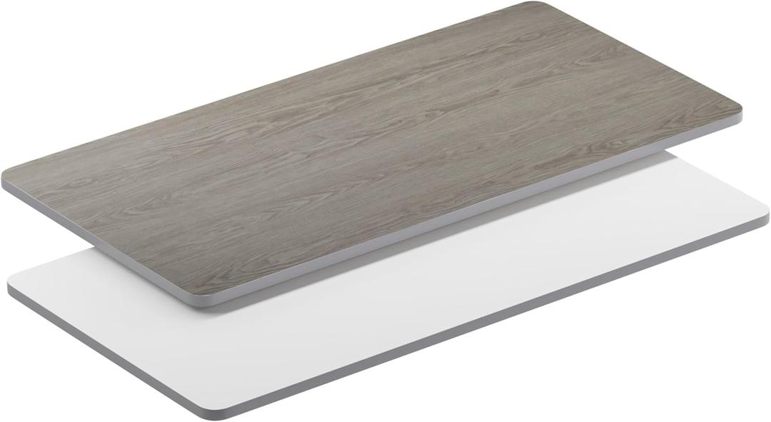 Flash Furniture Glenbrook 30" x 60" Rectangular Table Top with White or Gray Reversible Laminate Top